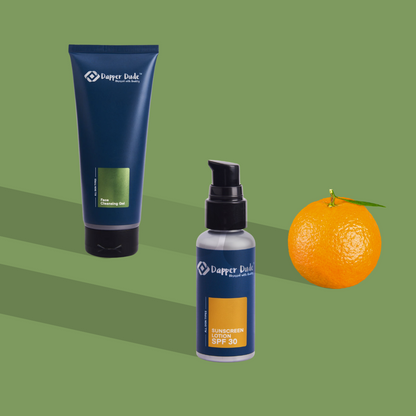 Face Cleansing Gel + Sunscreen Lotion SPF30