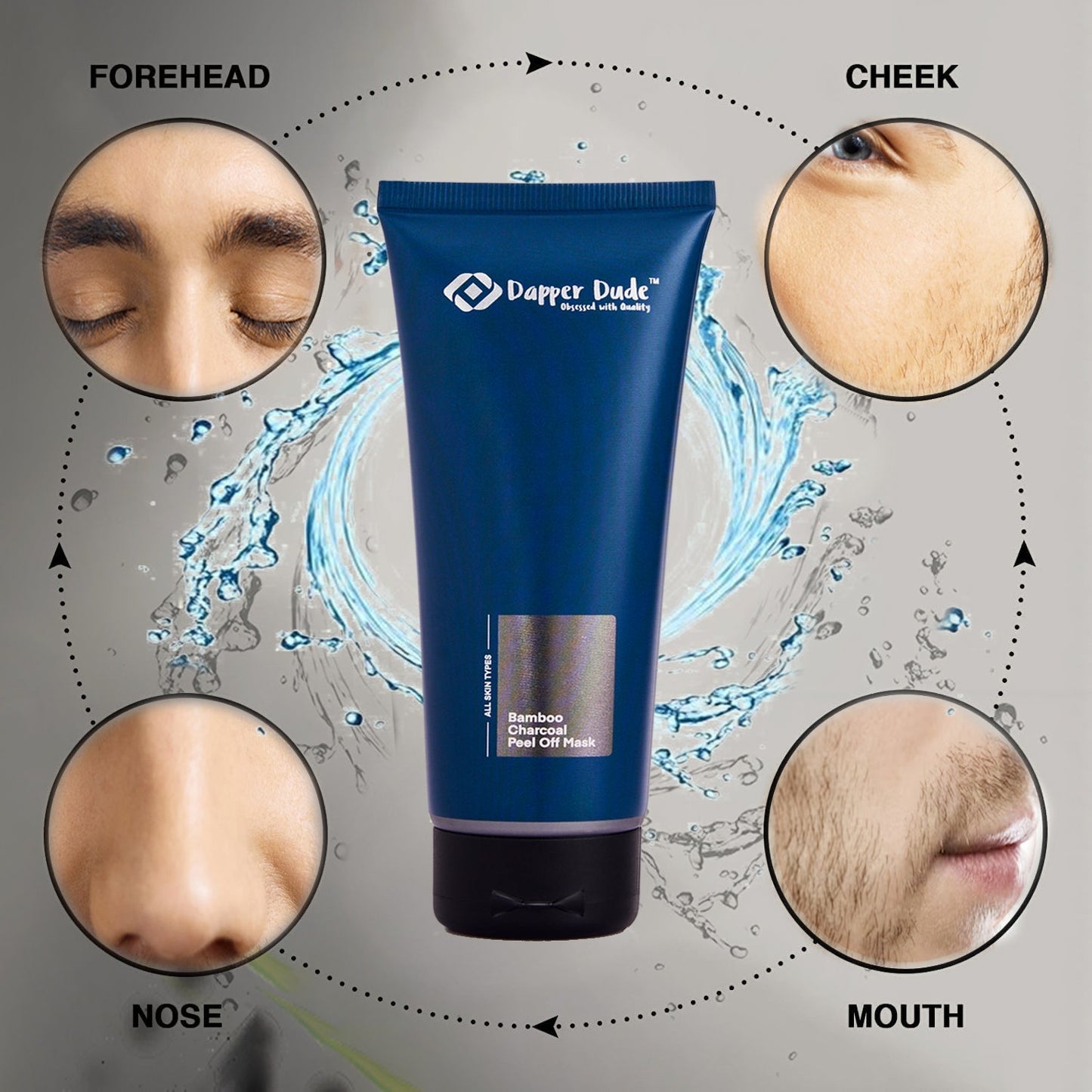 Bamboo Charcoal Peel Off Mask Dapper Dude 