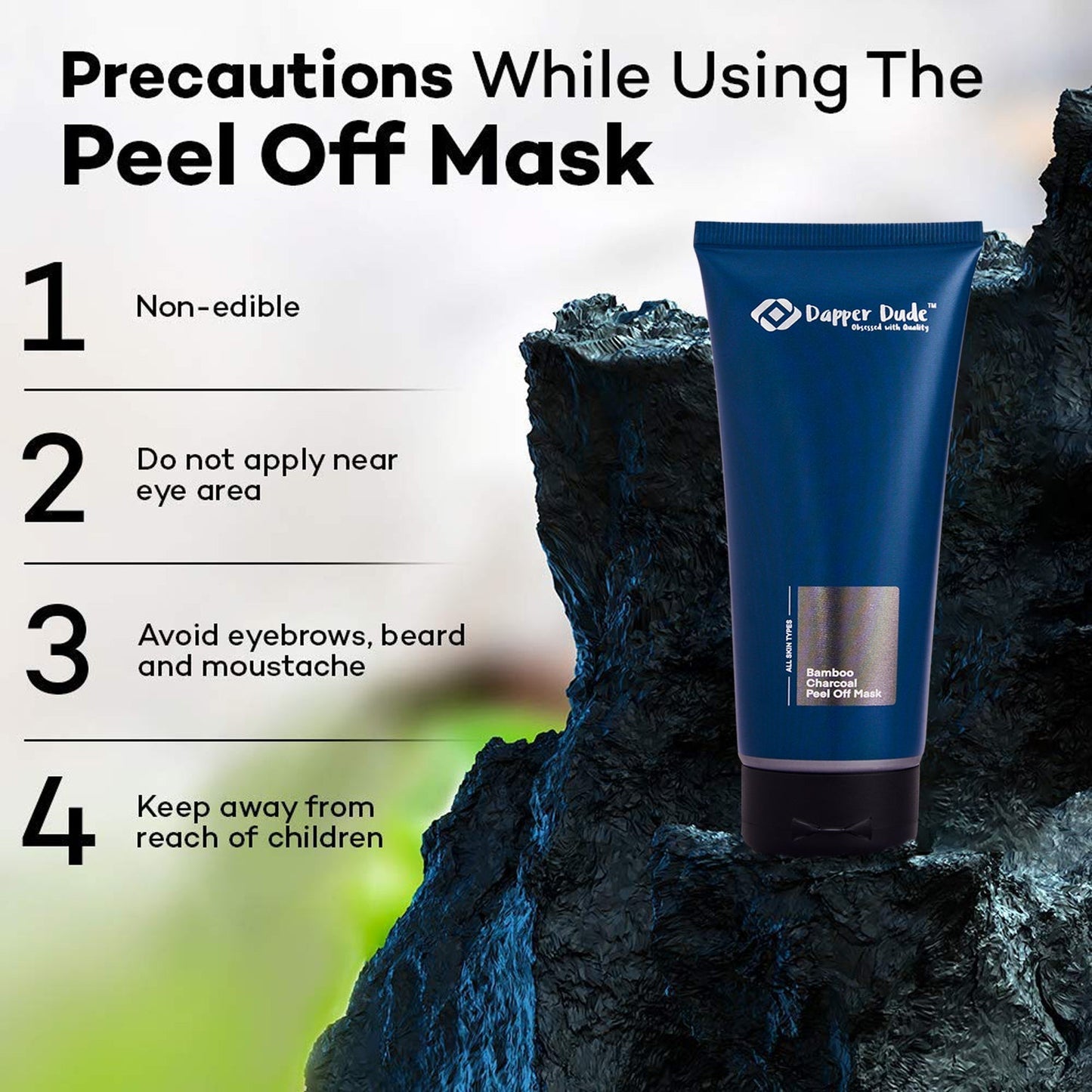 Bamboo Charcoal Peel Off Mask Dapper Dude 