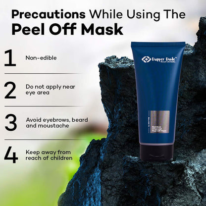 Bamboo Charcoal Peel Off Mask Dapper Dude 