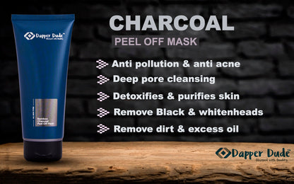Bamboo Charcoal Peel Off Mask Dapper Dude 