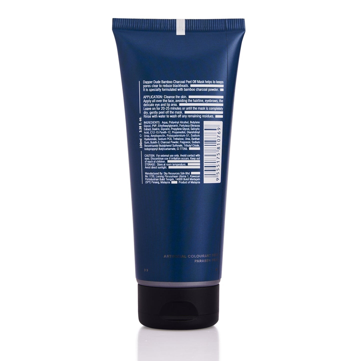 Bamboo Charcoal Peel Off Mask Dapper Dude 