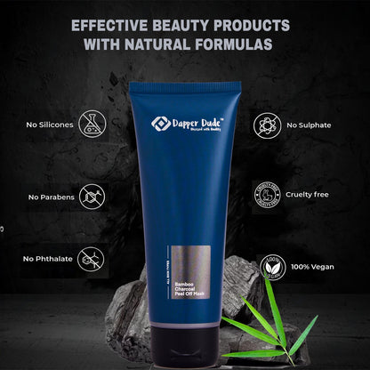 Bamboo Charcoal Peel Off Mask Dapper Dude 