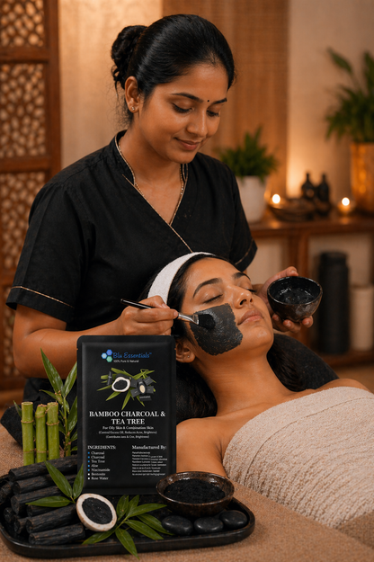 Bamboo Charcoal & Tea Tree Facial Kit