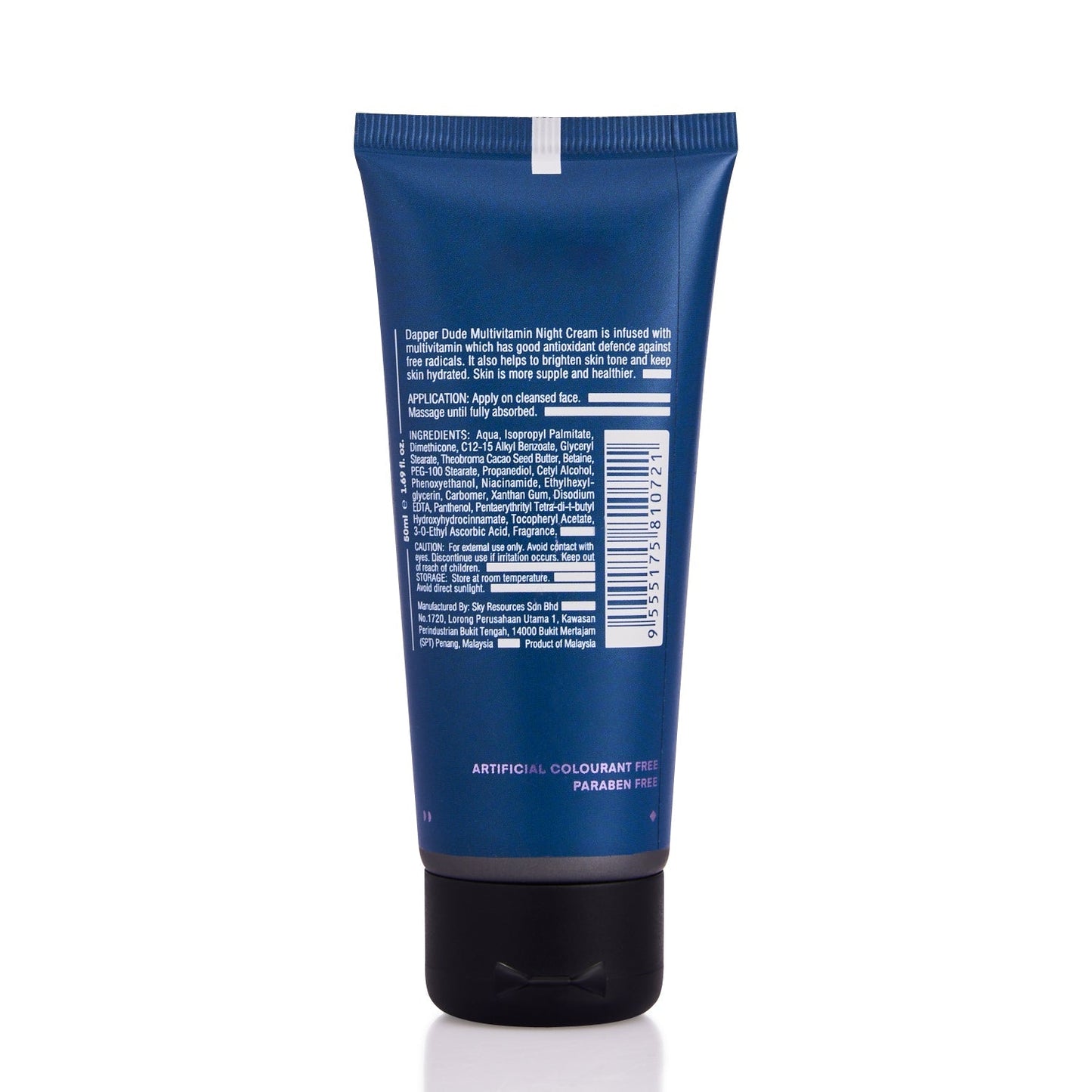 Multivitamin Night Cream Dapper Dude 