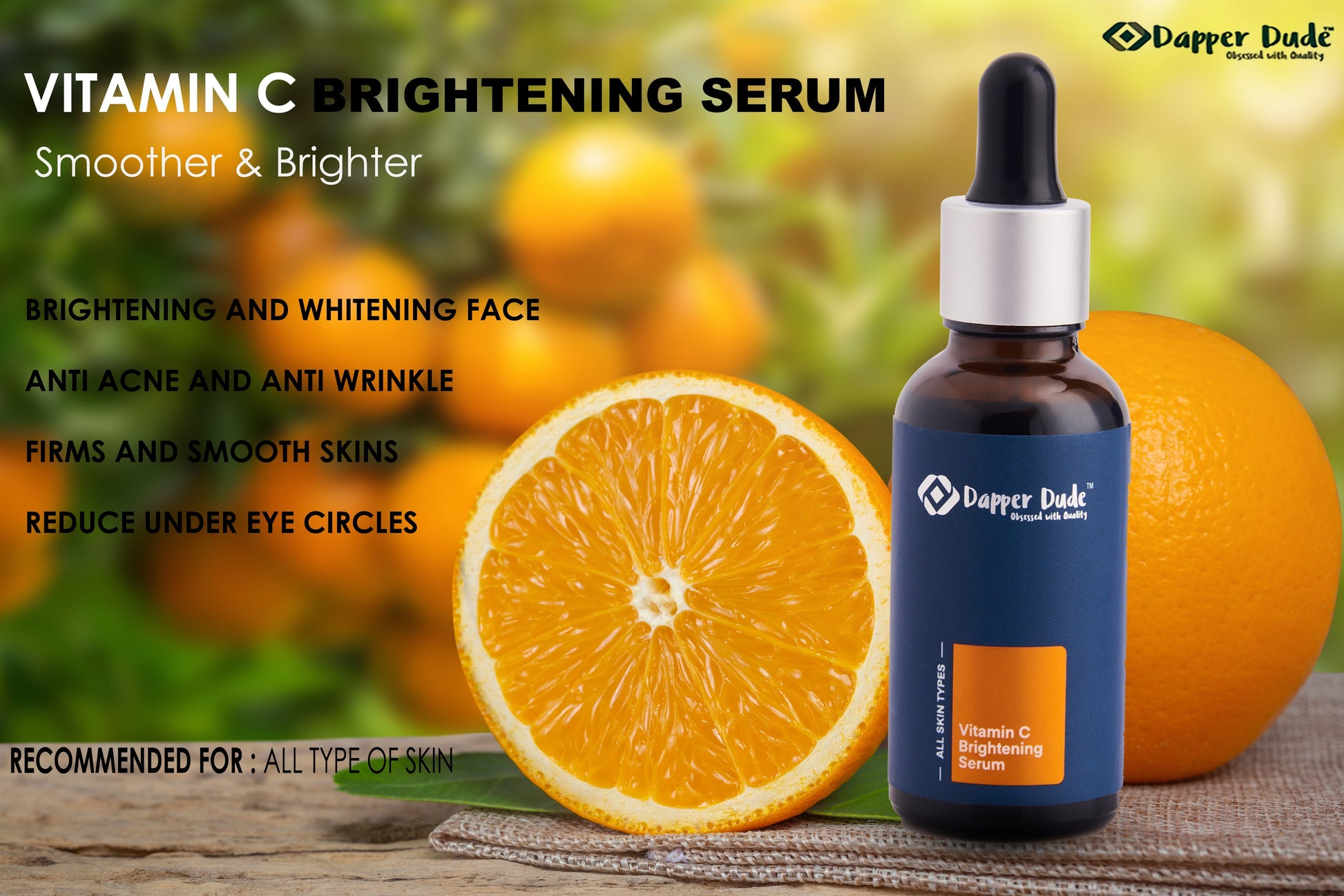 Vitamin C Brightening Serum Dapper Dude 