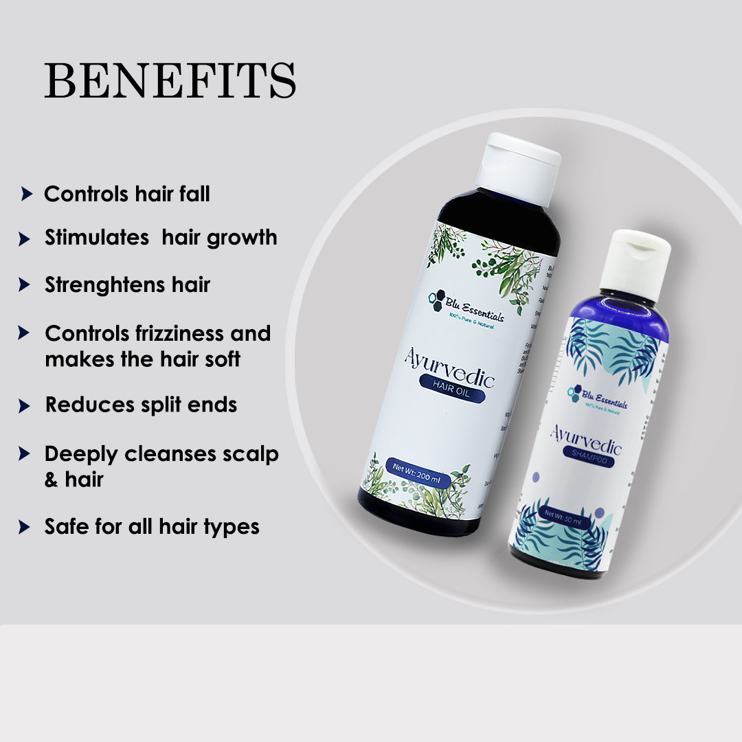 Ayurvedic Hair Strengthening Combo ( Free Anti Hair Fall Shampoo)