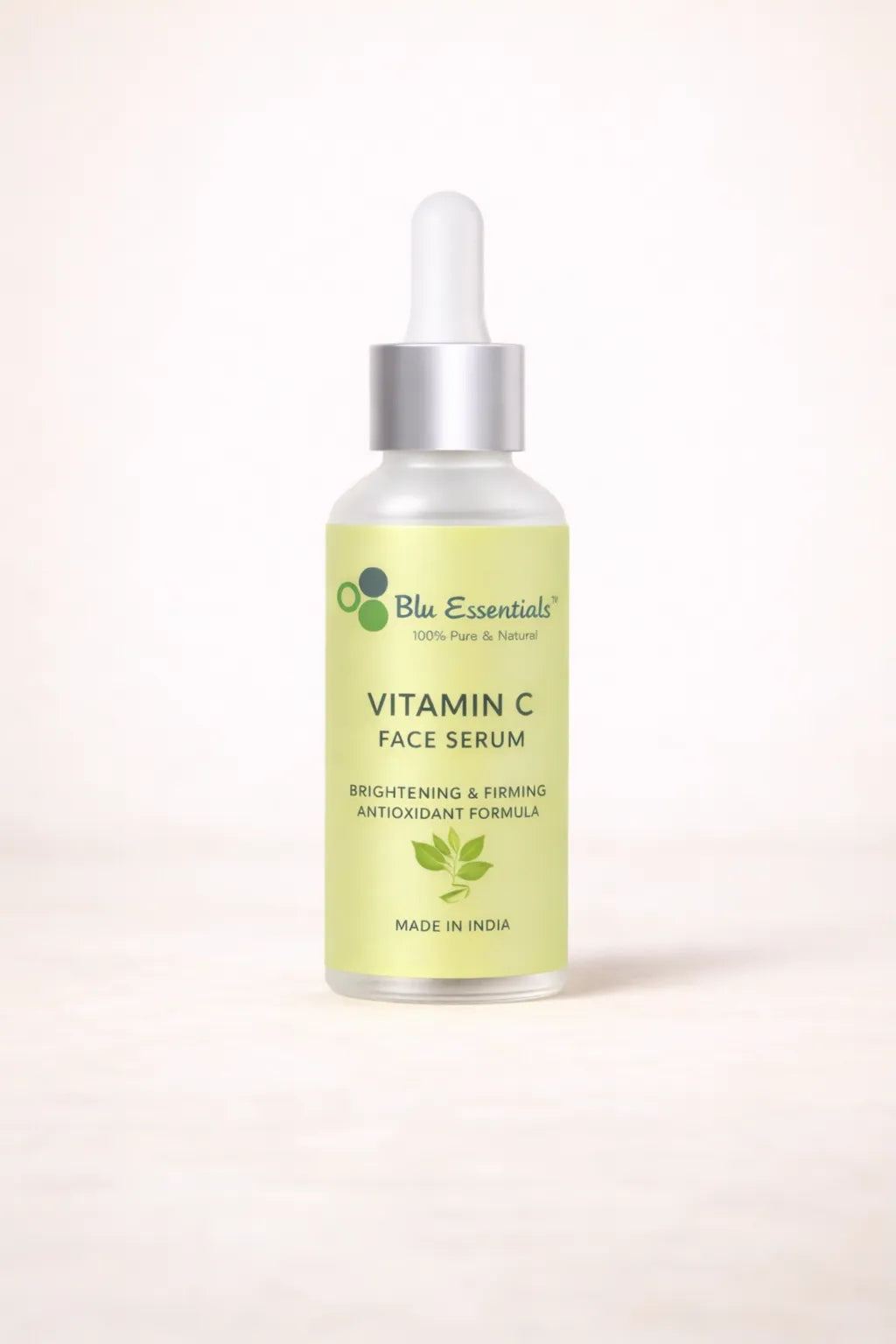 Fresh Vitamin C Serum by Blu Essentials in a 30ml bottle, featuring Amla and Aloe Vera for skin care; perfect for face ser...